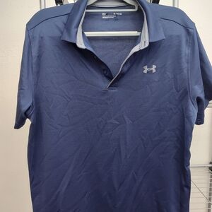 Under Armour Men's Navy Polo Shirt Size XL